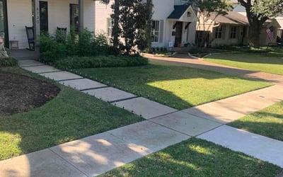 Photo of Paul P.'s yard after getting lawn care in Dallas, TX