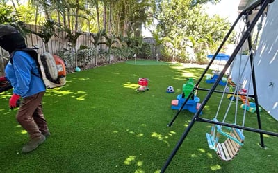 Photo of Fredrica P.'s yard after getting lawn care in Redding, CA