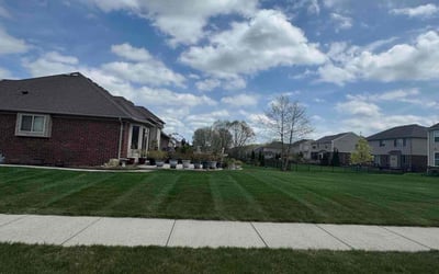 Photo of Dawn H.'s yard after getting lawn care in Alexandria, KY