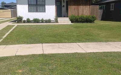 Photo of Elaine B.'s yard after getting lawn care in Chickasha, OK