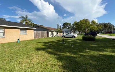 Photo of Anella B.'s yard after getting lawn care in Sussex, NJ