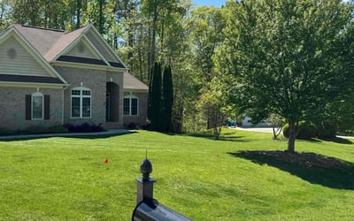 Photo of Teresa F.'s yard after getting lawn care in Reidsville, NC