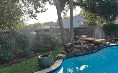 Photo of Reuben M.'s yard after getting lawn care in Port Arthur, TX