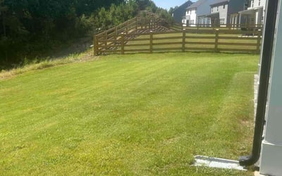 Photo of Aaron O.'s yard after getting lawn care in North Andover, MA