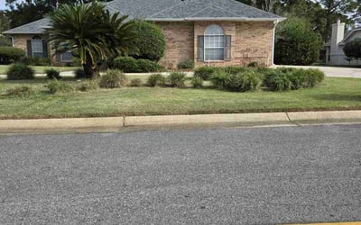 Photo of Dixie H.'s yard after getting lawn care in Pensacola, FL