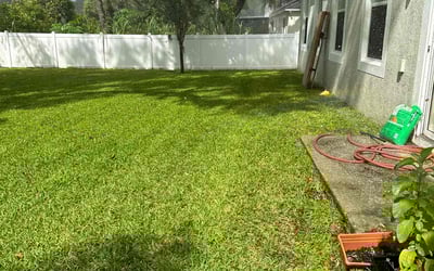 Photo of Carlos L.'s yard after getting lawn care in Apopka, FL