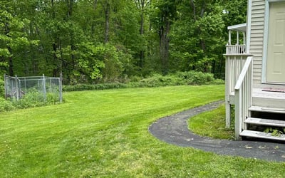 Photo of Amanda D.'s yard after getting lawn care in New Milford, CT