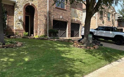 Photo of Kenneth J.'s yard after getting lawn care in Plano, TX