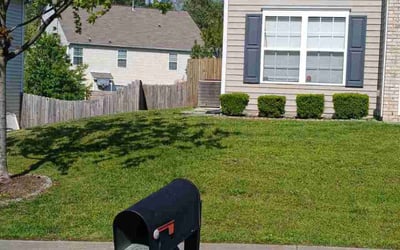 Photo of Skye W.'s yard after getting lawn care in Durham, NC