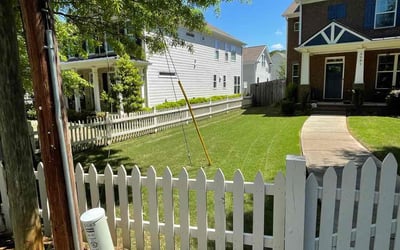 Photo of Caroline P.'s yard after getting lawn care in Dalton, GA