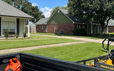 Photo of Sharon J.'s yard after getting lawn care in Prairieville, LA