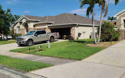 Photo of Marjorie S.'s yard after getting lawn care in Parrish, FL