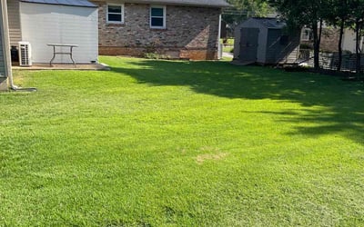 Photo of Joshua M.'s yard after getting lawn care in Warrenton, MO