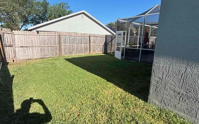 Photo of Erica B.'s yard after getting lawn care in Brandon, FL