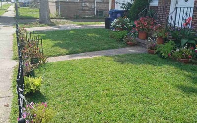 Photo of Bishop Dr Shonnie B.'s yard after getting lawn care in West Haven, CT