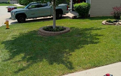 Photo of Jennifer A.'s yard after getting lawn care in Saint Joseph, MO