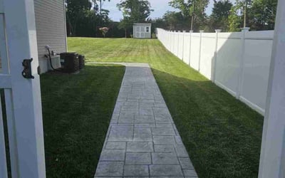 Photo of Crystal G.'s yard after getting lawn care in Toms River, NJ