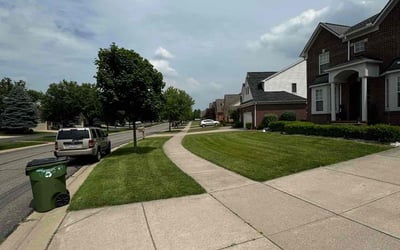 Photo of Laura S.'s yard after getting lawn care in Fort Gratiot, MI