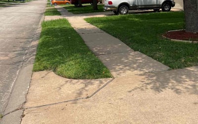 Photo of Katherine J.'s yard after getting lawn care in Fresno, TX