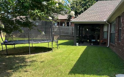 Photo of Neeann M.'s yard after getting lawn care in Arlington, TN