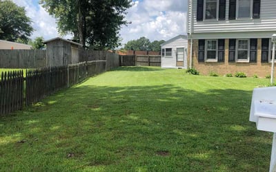 Photo of Debra J.'s yard after getting lawn care in Windsor, VA