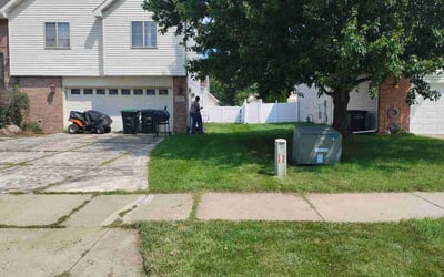 Photo of Flo L.'s yard after getting lawn care in Bedford, NH