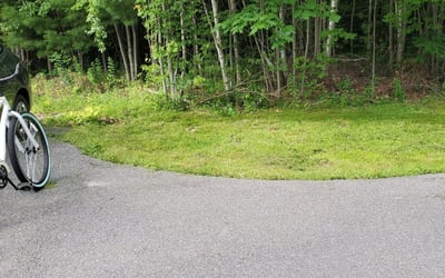Photo of Karin D.'s yard after getting lawn care in Saco, ME