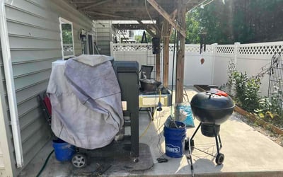 Photo of Karen R.'s yard after getting lawn care in East Windsor, CT