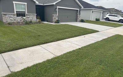 Photo of Amber A.'s yard after getting lawn care in Lexington, NC
