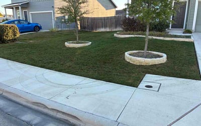 Photo of Tori W.'s yard after getting lawn care in Kalamazoo, MI
