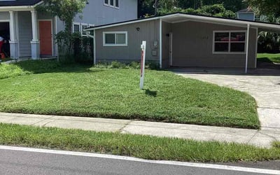 Photo of Thomas M.'s yard after getting lawn care in Charlotte, NC
