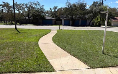 Photo of Leya W.'s yard after getting lawn care in Kansas City, MO