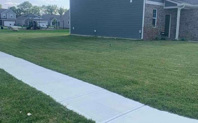 Photo of Nona H.'s yard after getting lawn care in Clifton, VA