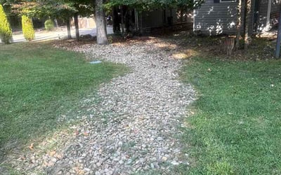 Photo of Celeste R.'s yard after getting lawn care in Pottsville, PA