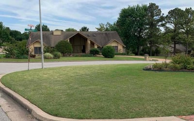 Photo of Angela L.'s yard after getting lawn care in Wagoner, OK