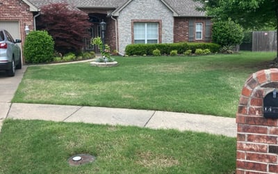 Photo of Carolyn B.'s yard after getting lawn care in Wagoner, OK