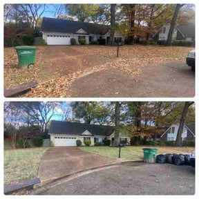 Leaf Removal by Sunrise Sunset Landscaping reviewed on April 24, 2022
