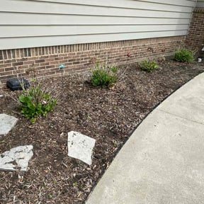 Flower Bed Weeding by YFC Lawn Care and Maintenance reviewed on June 1, 2022