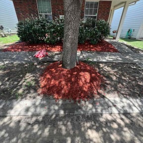 Mulching by Triple &quot;s&quot; services reviewed on April 24, 2025