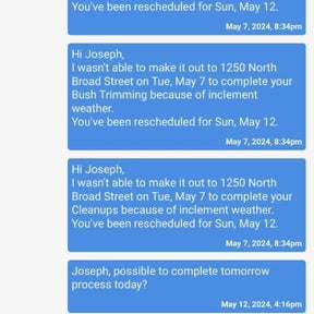 Cleanups by WesleyBrothers lawn care LLC reviewed on April 10, 2022