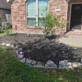 Flower Bed Weeding by KL&R lawn care/ pressure washing reviewed on July 18, 2022