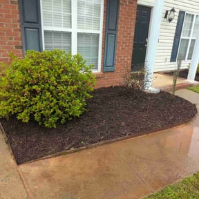 Mulching by Brooks Lawn care services reviewed on September 6, 2020