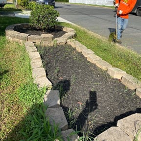 Flower Bed Weeding by Krenik lawn services reviewed on October 24, 2024
