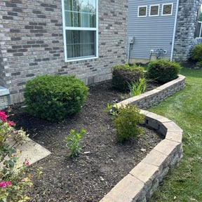 Flower Bed Weeding by jerrys lawns service reviewed on July 8, 2022
