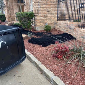 Mulching by Dee Jays lawn service reviewed on May 30, 2022