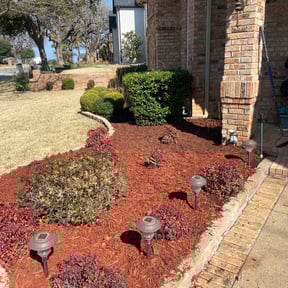 Mulching by james lawn service reviewed on June 17, 2022