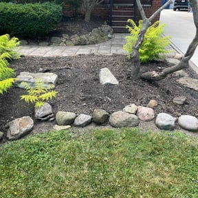 Flower Bed Weeding by Tony's lawn services/Plowing reviewed on March 17, 2025