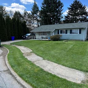 grass maintenance by Brooms lawn are llc reviewed on July 13, 2022