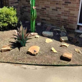 Flower Bed Weeding by Cook Yard Service reviewed on October 19, 2025