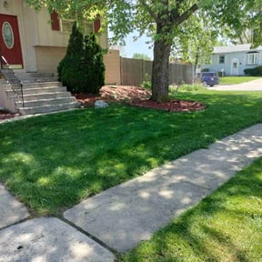 yard maintenance by Oak Landscaping reviewed on August 21, 2025